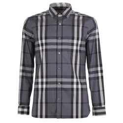 Áo Sơ Mi Nam Burberry Checked Nelson Shirt 3983537 Màu Xám Kẻ Size XS
