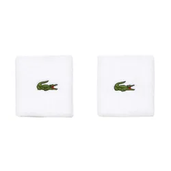 Băng Đeo Cổ Tay Lacoste Sport Stretch Cotton Jersey Wristband RL9272 55G 001 Màu Trắng