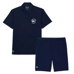 Bộ Quần Áo Cộc Tay Nam Lacoste Men's Ultra-Dry GH7452 / DH7759 Màu Xanh Navy Size 5