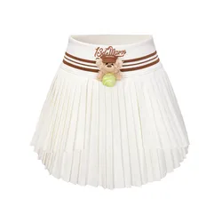 Chân Váy Nữ 13 De Marzo Tennis Sports Pleated Skirt Màu Trắng Kem