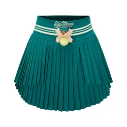 Chân Váy Nữ 13 De Marzo Tennis Sports Pleated Skirt Màu Xanh Green