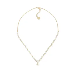 Dây Chuyền Nữ Dior Petit Cd Treasure Necklace N2852WOMCY-D03S Màu Vàng Trắng