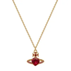Dây Chuyền Nữ Vivienne Westwood Ariella Pendant Necklace 8053195072484 Màu Vàng/Đỏ
