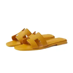 Dép Hermès HM Oran sandal H202272ZV9X345 Màu Cam Size 36