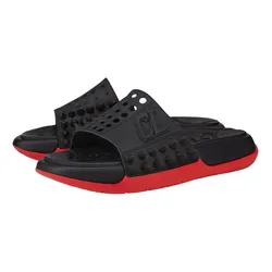 Dép Nam Christian Louboutin Đinh Tán 1240945BK01 Màu Đen Đỏ Size 41