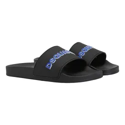 Dép Nam Dsquared2 Chữ Xanh FFM0023 17205013 M1604 Màu Đen Size 40