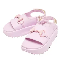 Dép Nữ Gucci Purple Rubber Slingback Sandals Màu Tím Size 36