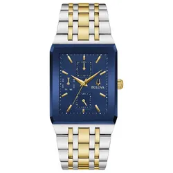 Đồng Hồ Nam Bulova Quartz 98C150 Màu Xanh Bạc