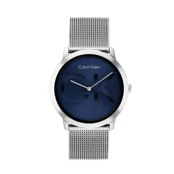 Đồng Hồ Nam Calvin Klein CK Quartz 25300010 Màu Bạc Phối Xanh