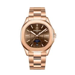 Đồng Hồ Nam Carnival Aquanus 8113G-VH-N (8113G) Màu Nâu- Vàng Hồng