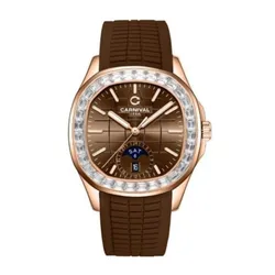 Đồng Hồ Nam Carnival Aquanus  8113G2-VH-DCS-N1 (8113G2) Màu Nâu - Vàng Hồng