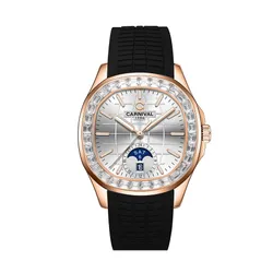 Đồng Hồ Nam Carnival Aquanus 8113G2-VH-DCS-T (8113G2) Màu Bạc - Vàng Hồng