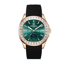 Đồng Hồ Nam Carnival Aquanus 8113G2-VH-DCS-XL (8113G2) Màu Xanh Lá - Vàng Hồng