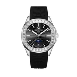Đồng Hồ Nam Carnival Aquanus 8113G2-VT-DCS-D (8113G2) Màu Đen Bạc