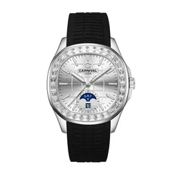 Đồng Hồ Nam Carnival Aquanus 8113G2-VT-DCS-T (8113G2) Màu Đen Bạc