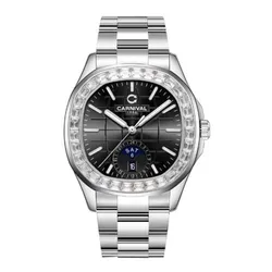Đồng Hồ Nam Carnival  Aquanus Automatic Watch 8113G2-VT-D ( 8113G2 ) Màu Bạc/Đen