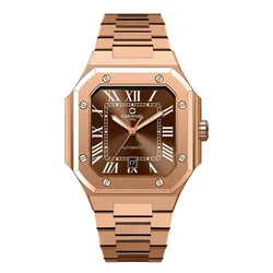 Đồng Hồ Nam Carnival Automatic 8169G-VH-N (8169G) Màu Nâu - Vàng