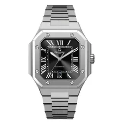 Đồng Hồ Nam Carnival Automatic 8169G-VT-D (8169G) Màu Đen - Bạc