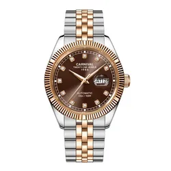 Đồng Hồ Nam Carnival Automatic Watch 8131G-CH-N ( 8131G ) Màu Demi Mặt Nâu
