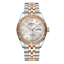 Đồng Hồ Nam Carnival Automatic Watch 8131G-CH-T ( 8131G ) Màu Demi Mặt Bạc