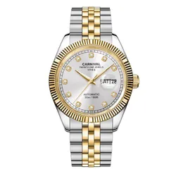 Đồng Hồ Nam Carnival Automatic Watch 8131G-CV-T ( 8131G ) Màu Demi Mặt Bạc