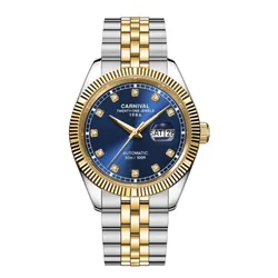 Đồng Hồ Nam Carnival Automatic Watch 8131G-CV-X ( 8131G ) Màu Demi Mặt Xanh Dương