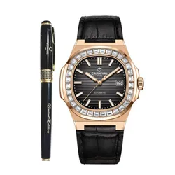 Đồng Hồ Nam Carnival Nautilus Automatic Watch 8108G-VH-DD-D ( G8108.302.432 ) Màu Đen (Tặng Kèm Bút)
