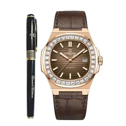 Đồng Hồ Nam Carnival Nautilus Automatic Watch 8108G-VH-DD-N ( G8108.301.433 ) Màu Nâu (Tặng Kèm Bút)
