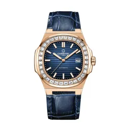 Đồng Hồ Nam Carnival Nautilus Automatic Watch 8108G-VH-DD-X ( G8108.304.425 ) Màu Xanh