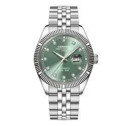 Đồng Hồ Nam Carnival Watch 8131G-VT Màu Bạc - Xanh Lá