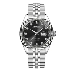 Đồng Hồ Nam Carnival Watch 8131G-VT Màu Bạc - Đen