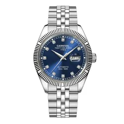 Đồng Hồ Nam Carnival Watch 8131G-VT Màu Xanh Navy - Bạc