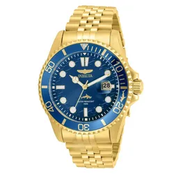 Đồng Hồ Nam Invicta Quartz Pro Diver Blue Dial 30612 Màu Vàng - Xanh