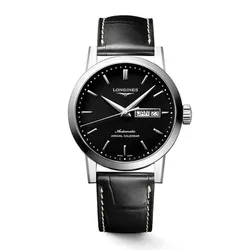 Đồng Hồ Nam Longines 1832 Automatic Watch L4.827.4.52.0 Màu Đen