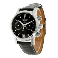 Đồng Hồ Nam Longines Chronograph Automatic Watch L4.829.4.52.0 Màu Đen