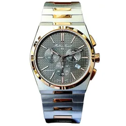Đồng Hồ Nam Mathey-Tissot Quartz H117CHRS Màu Bạc Vàng