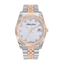 Đồng Hồ Nam Mathey-Tissot Quartz H710RA Màu Bạc - Vàng Hồng