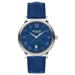Đồng Hồ Nam Montblanc Tradition Automatic 131274 Màu Xanh Đậm