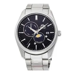 Đồng Hồ Nam Orient Automatic Sun And Moon Gen 5 RA-AK0302B10B (RA-AK0302B00C) Màu Bạc Đen