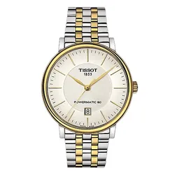 Đồng Hồ Nam Tissot Automatic Carson Powermatic 80 T122.407.22.031.00 (T1224072203100) Màu Bạc Vàng