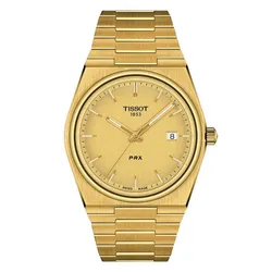 Đồng Hồ Nam Tissot PRX Quartz T137.410.33.021.00 Màu Vàng Gold