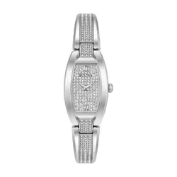 Đồng Hồ Nữ Bulova Crystal Watch 96L235 Màu Bạc