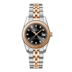 Đồng Hồ Nữ Carnival Watch 8131L-CH-D Màu Demi (Vàng Hồng - Bạc)