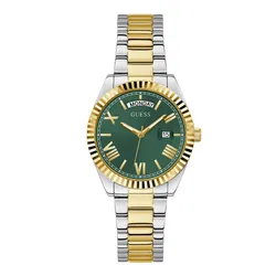Đồng Hồ Nữ Guess Connoisseur Day-Date Watch GW0308L5 Màu Demi Mặt Xanh Lá