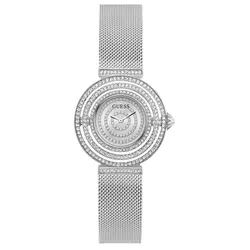 Đồng Hồ Nữ Guess Quartz GW0550L1 Dream Mesh Màu Bạc