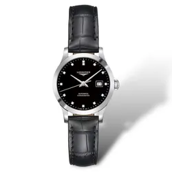 Đồng Hồ Nữ Longines Automatic Chronometer Record Collection Diamond L2.321.4.57.2 Màu Đen