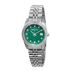 Đồng Hồ Nữ Mathey-Tissot Rolly III Crystal Green Dial Ladies D810AV Màu Xanh Bạc
