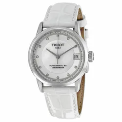 Đồng Hồ Nữ Tissot Luxury Automatic Cosc Watch T086.208.16.116.00 Màu Trắng