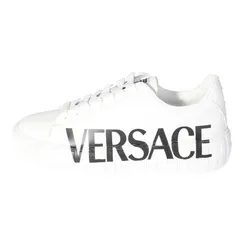 Giày Thể Thao Nam Versace Greca Logo Trainer White DSU8404 DV51G D0141 Màu Trắng Size 39
