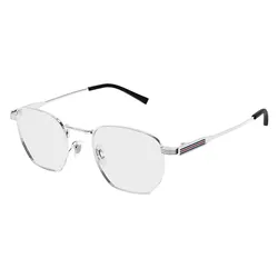 Gọng Kính Nam Gucci Silver Rectangular Glasses GG1878O 003 Màu Bạc